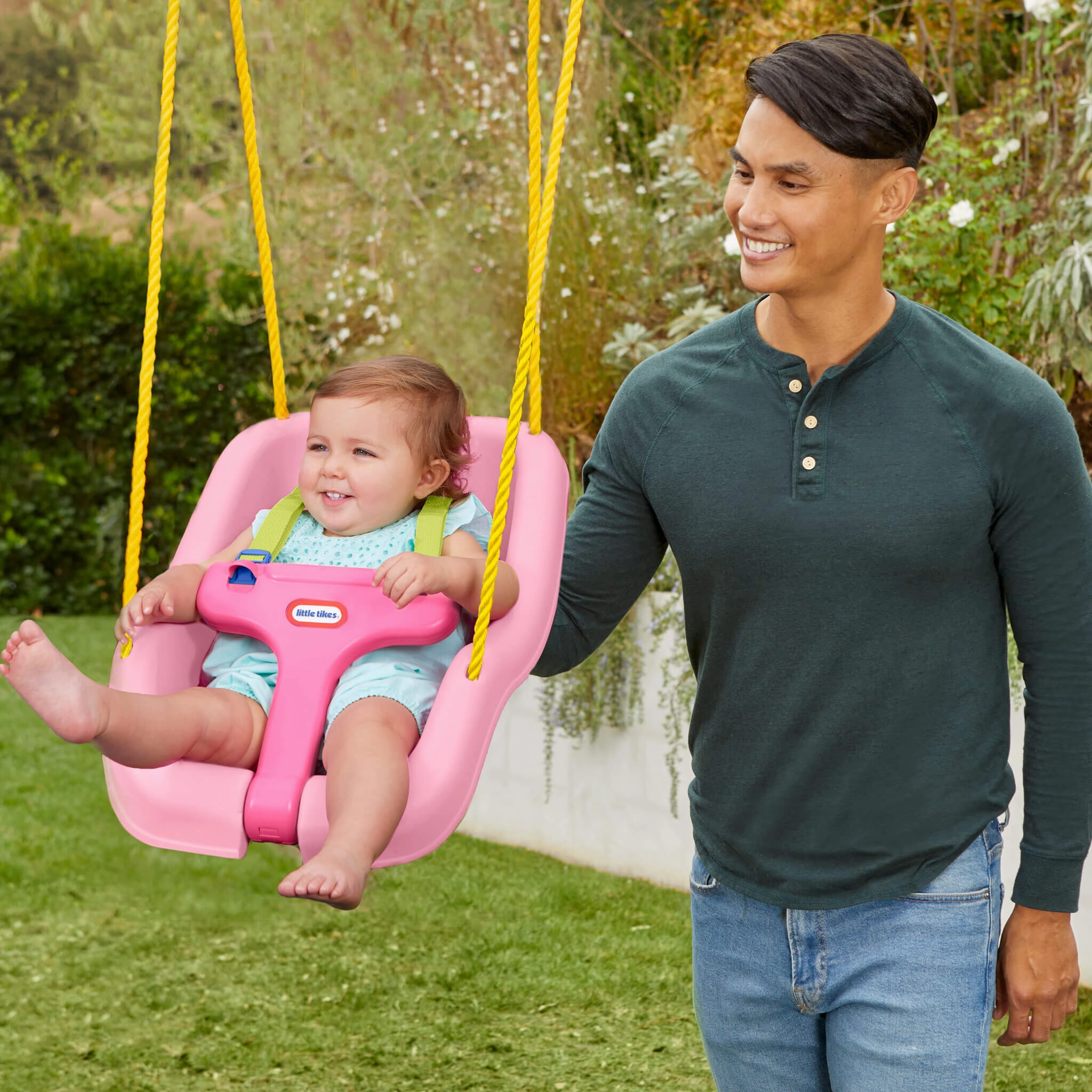 2-in-1 Snug 'n Secure Swing - Pink