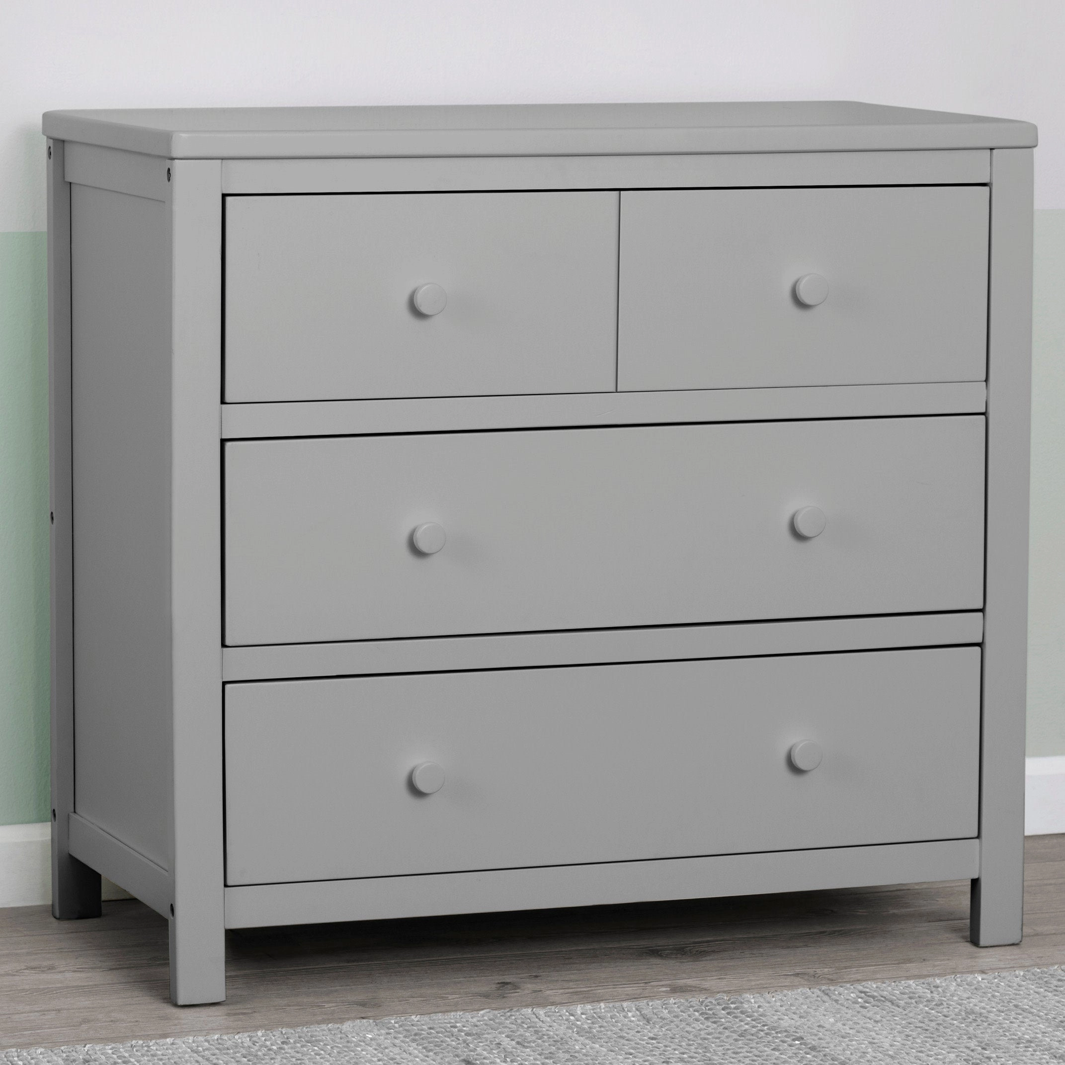 3 Drawer Dresser with Interlocking Drawers