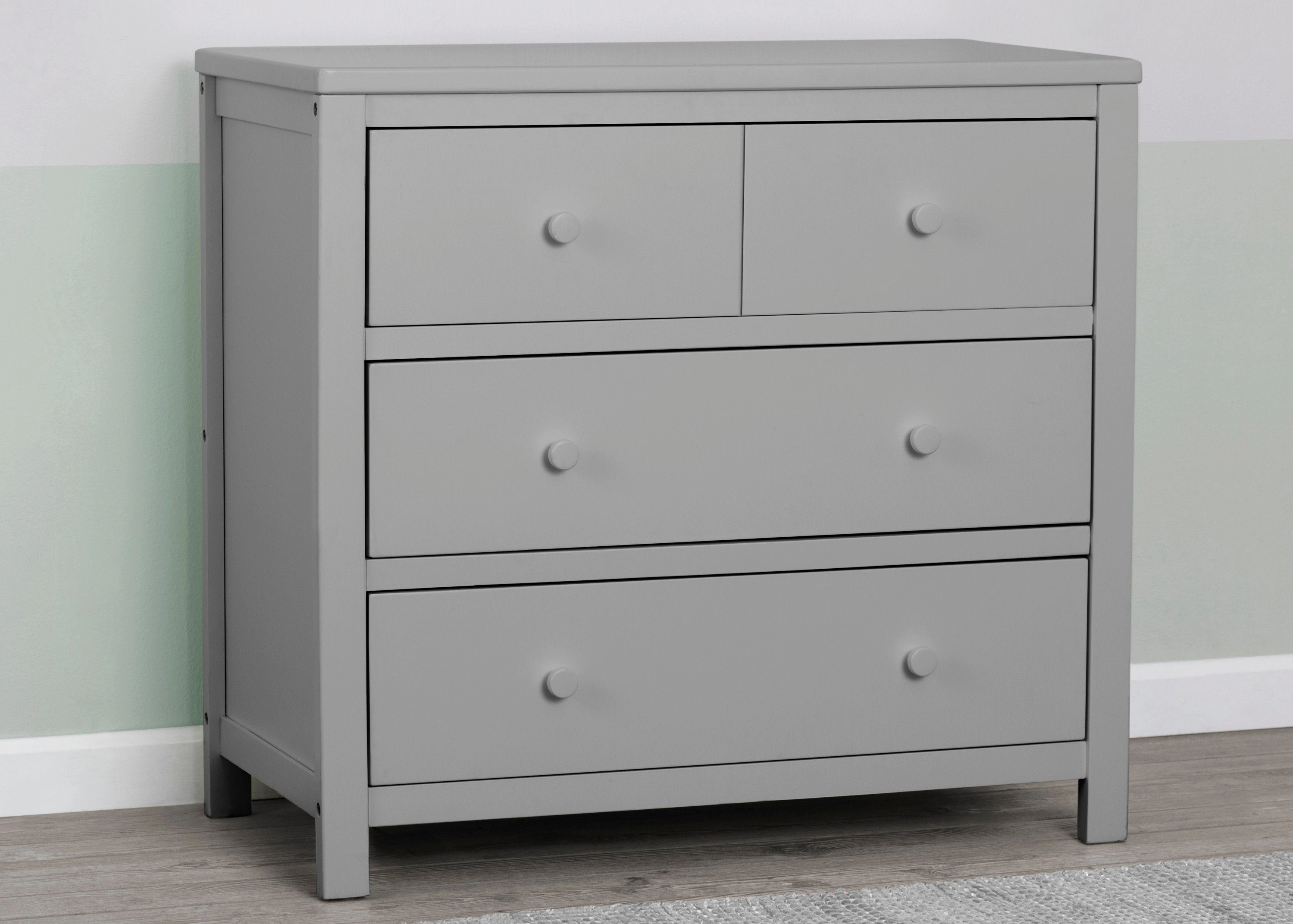 3 Drawer Dresser with Interlocking Drawers