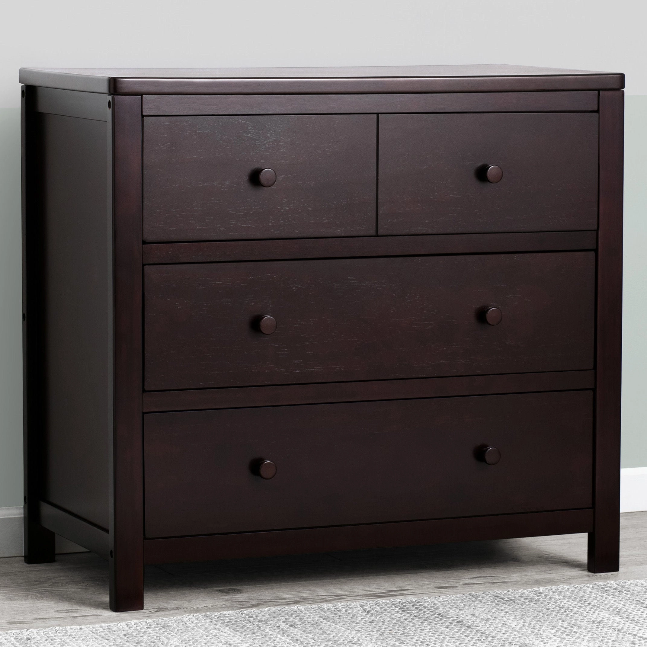 3 Drawer Dresser with Interlocking Drawers