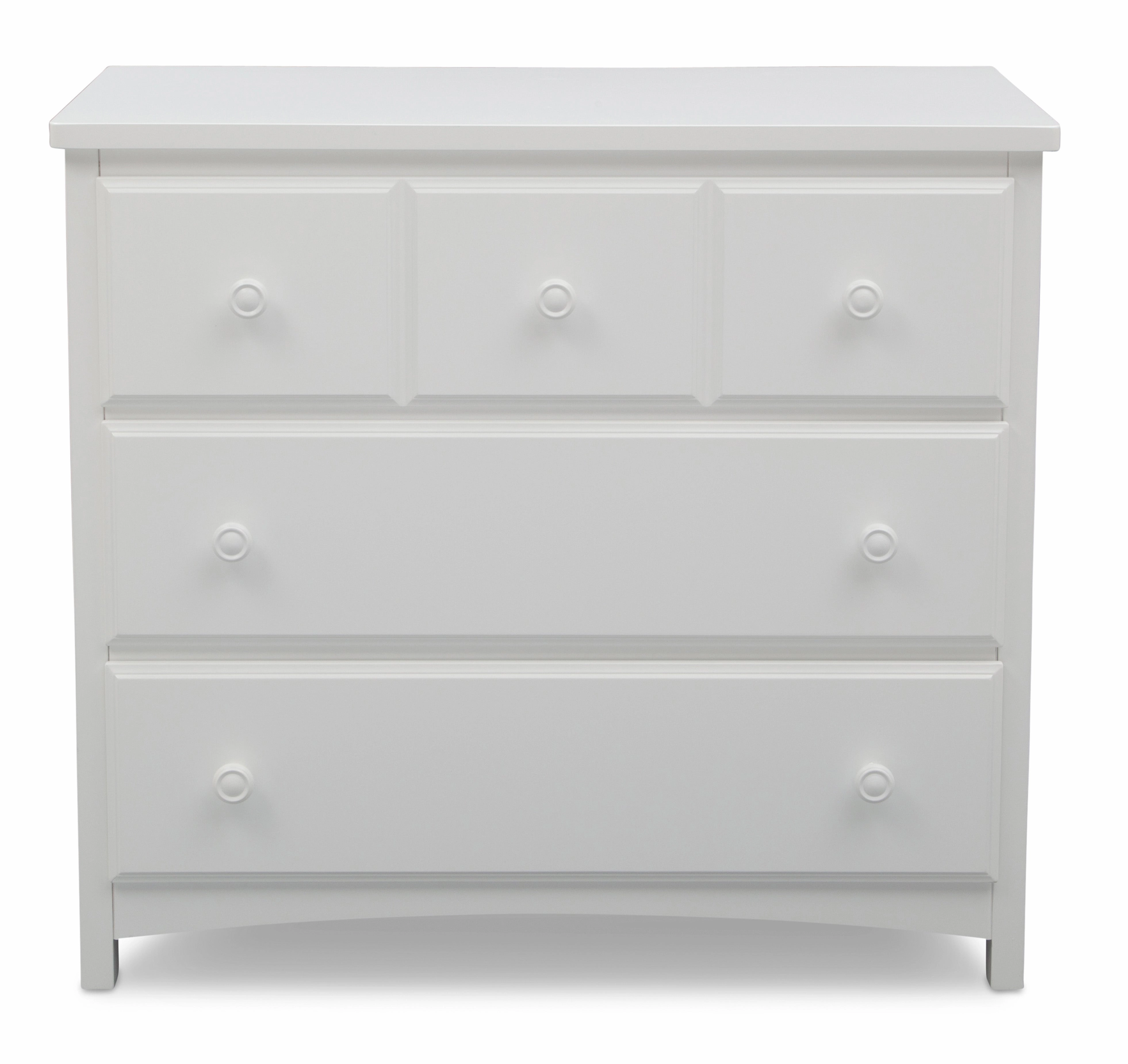 3 Drawer Dresser with Interlocking Drawers