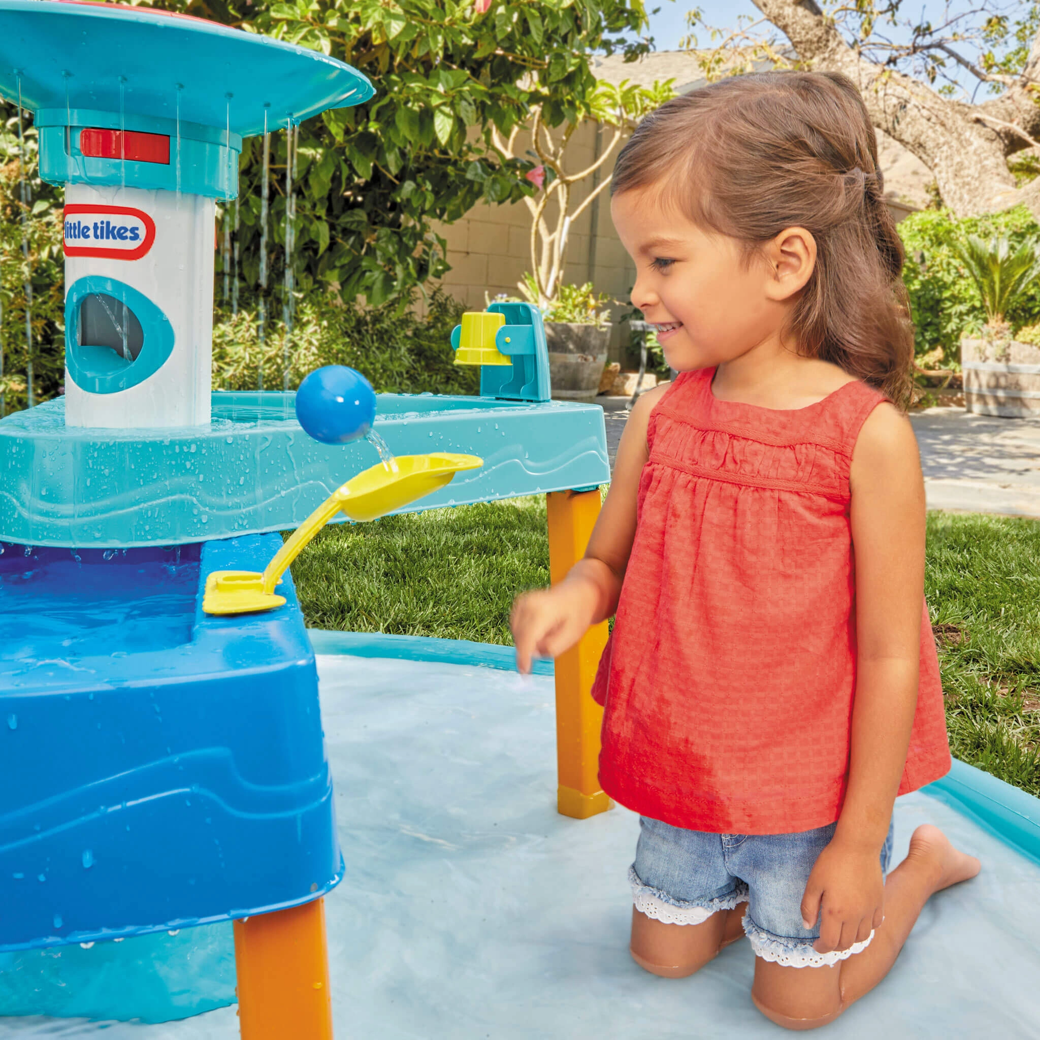 3-in-1 Splash 'n Grow Water Table  Adjustable Heights, Splash Pad & Fun Accessories