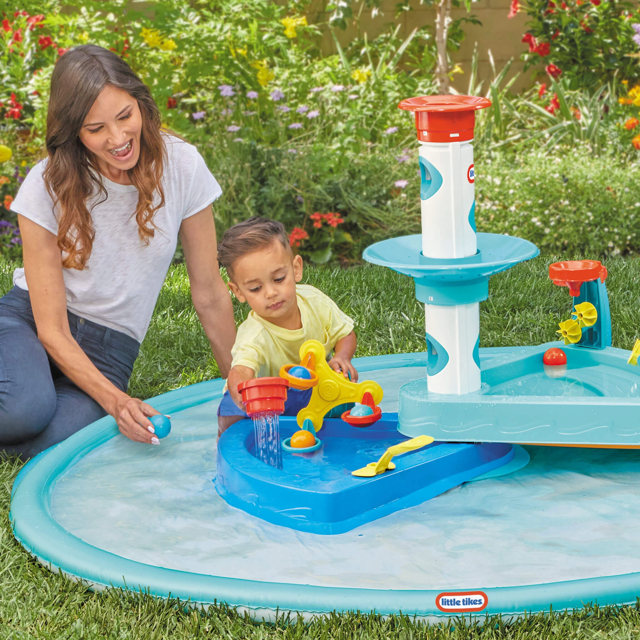 3-in-1 Splash 'n Grow Water Table  Adjustable Heights, Splash Pad & Fun Accessories