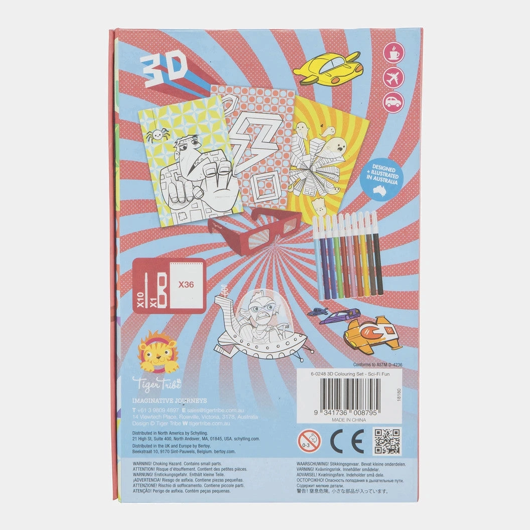 3D Coloring Set SCI-FI FUN