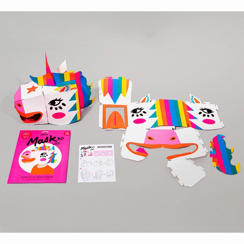 3D Mask Unicorn