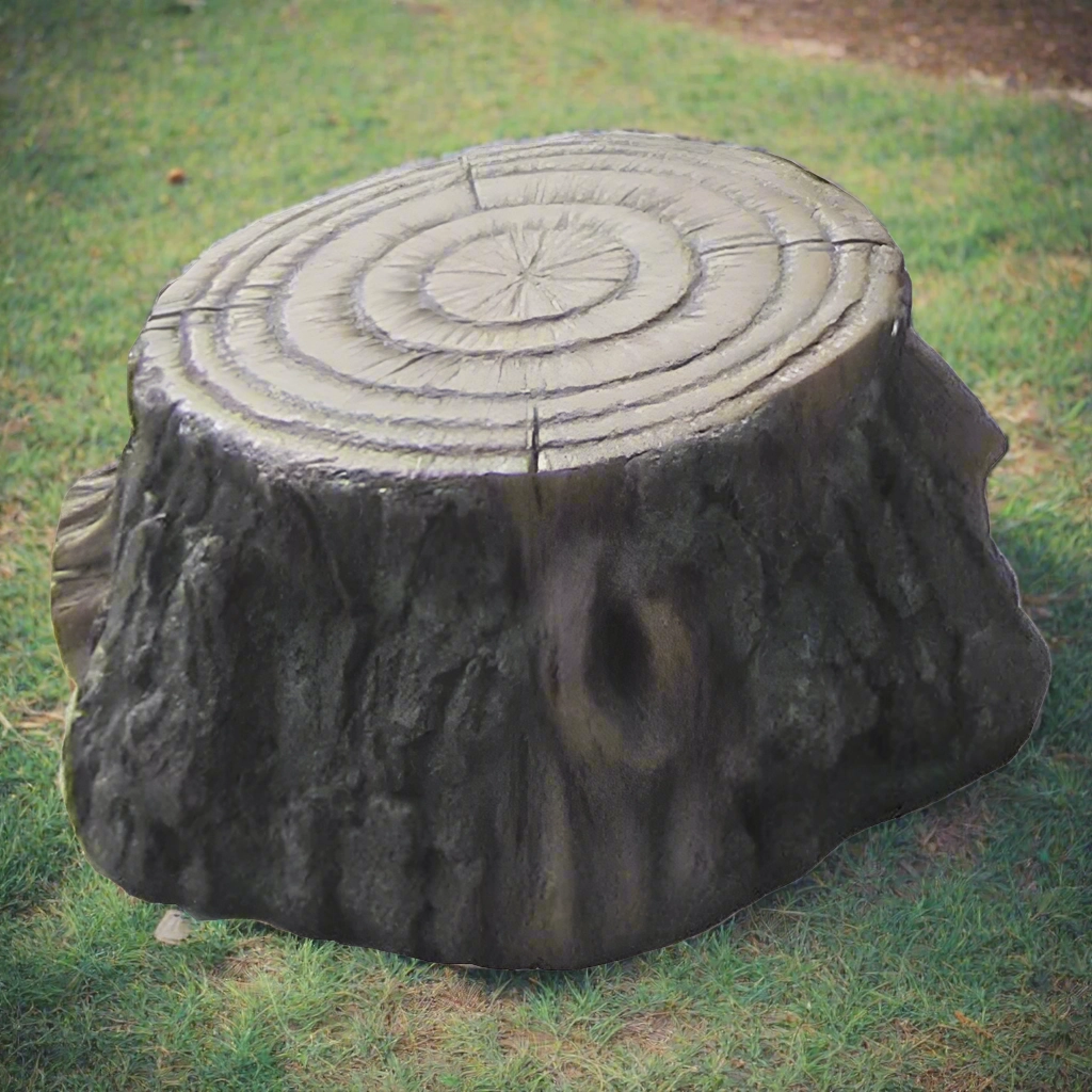 6-Inch Realistic Tree Stump | Natural Playground Element