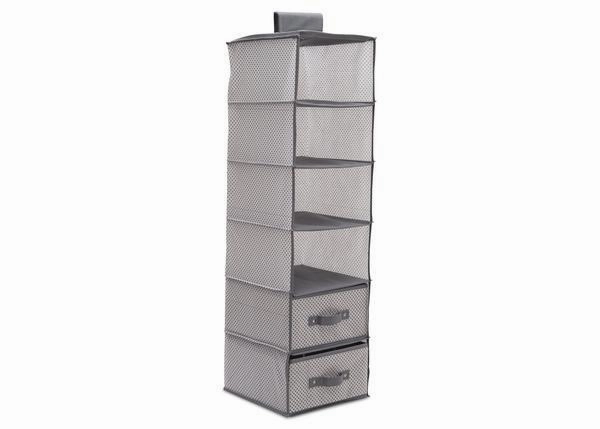 6 Shelf Storage with 2 Drawers
