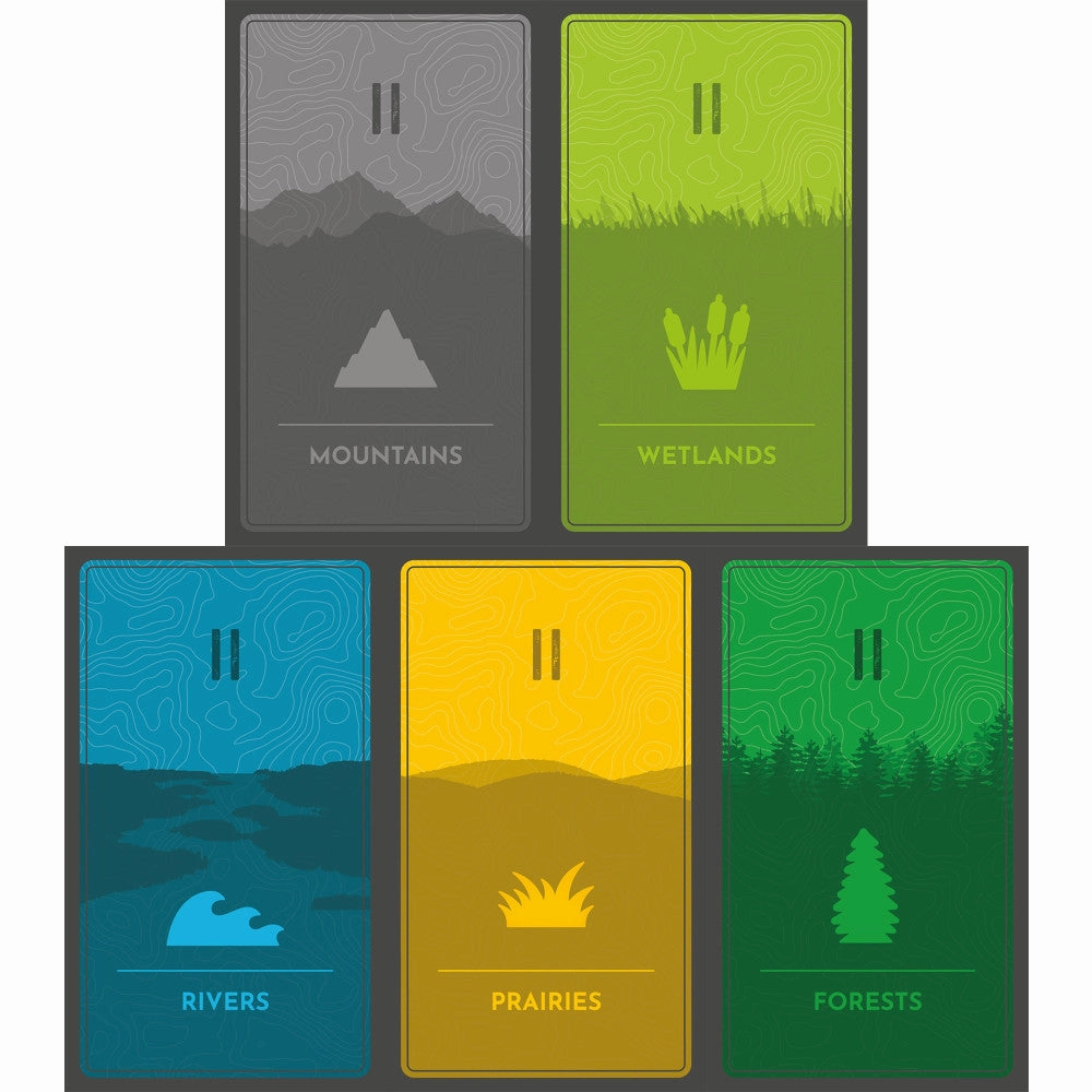 AEG Cascadia: Rolling Hills - Dynamic Flip-Roll-Write Board Game for Families
