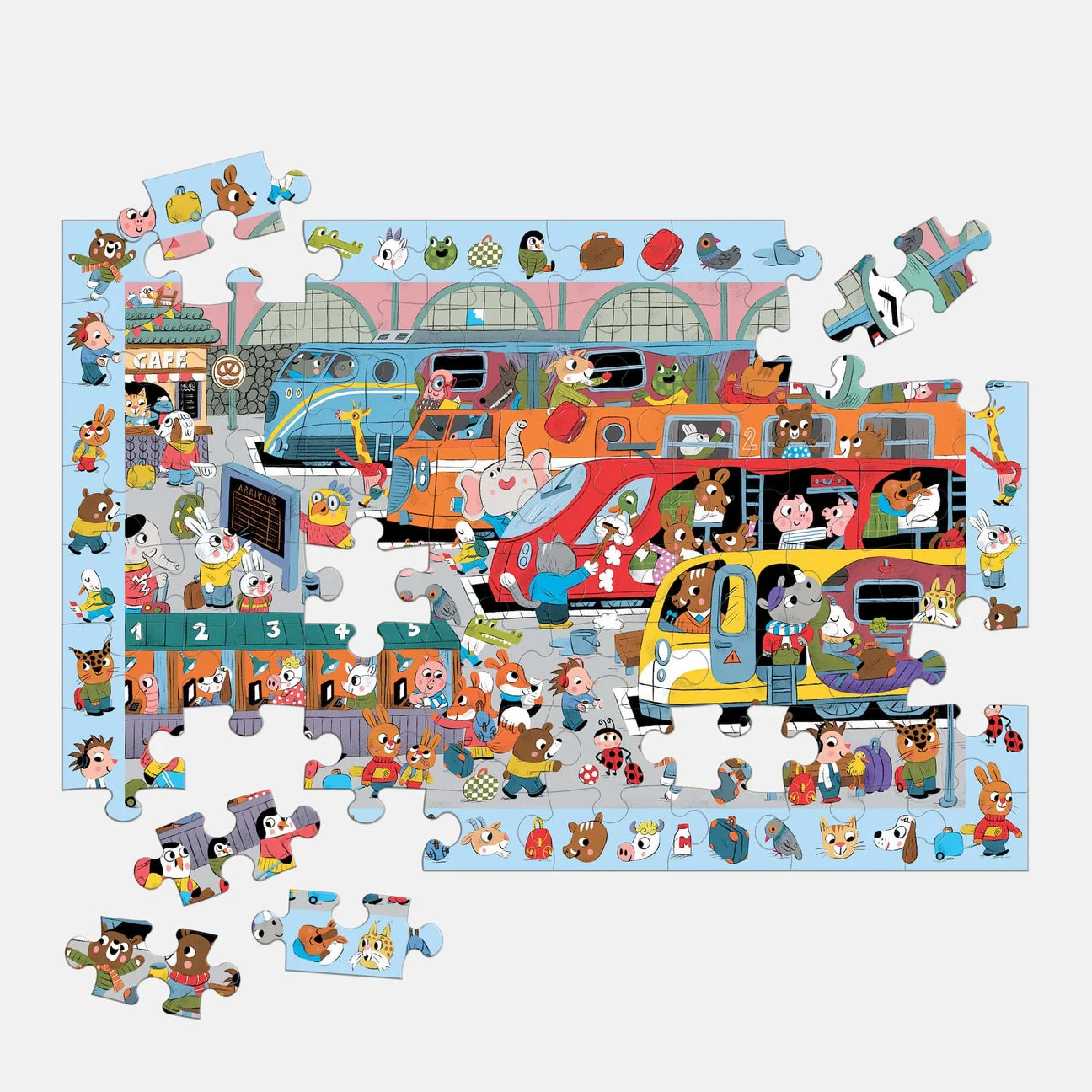 All Aboard! Train Station Search & Find Puzzle