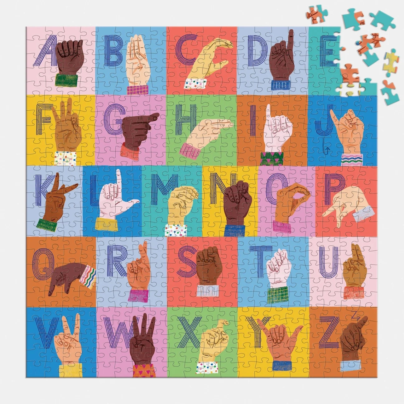 American Sign Language Alphabet Puzzle