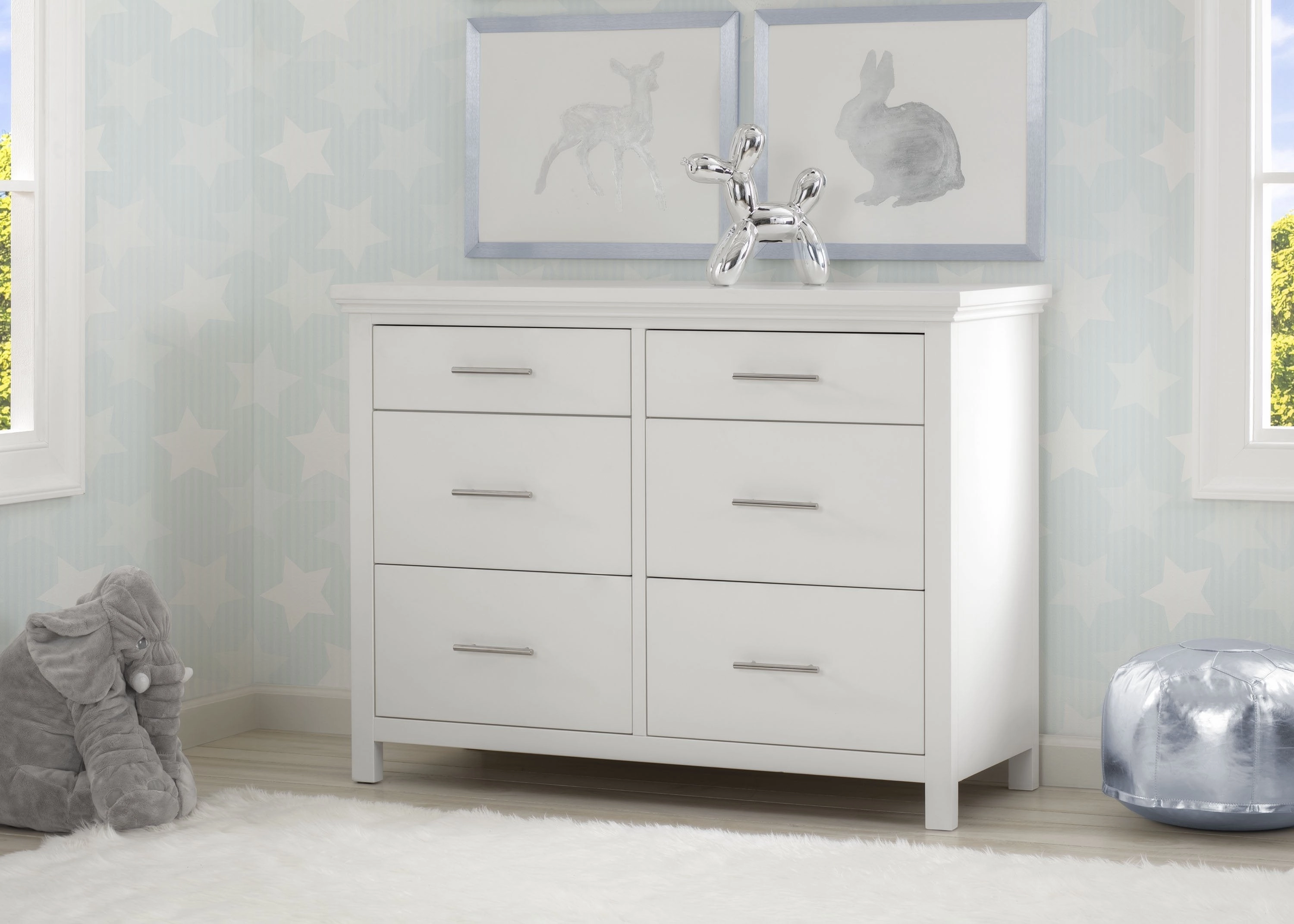 Avery 6 Drawer Dresser with Changing Top