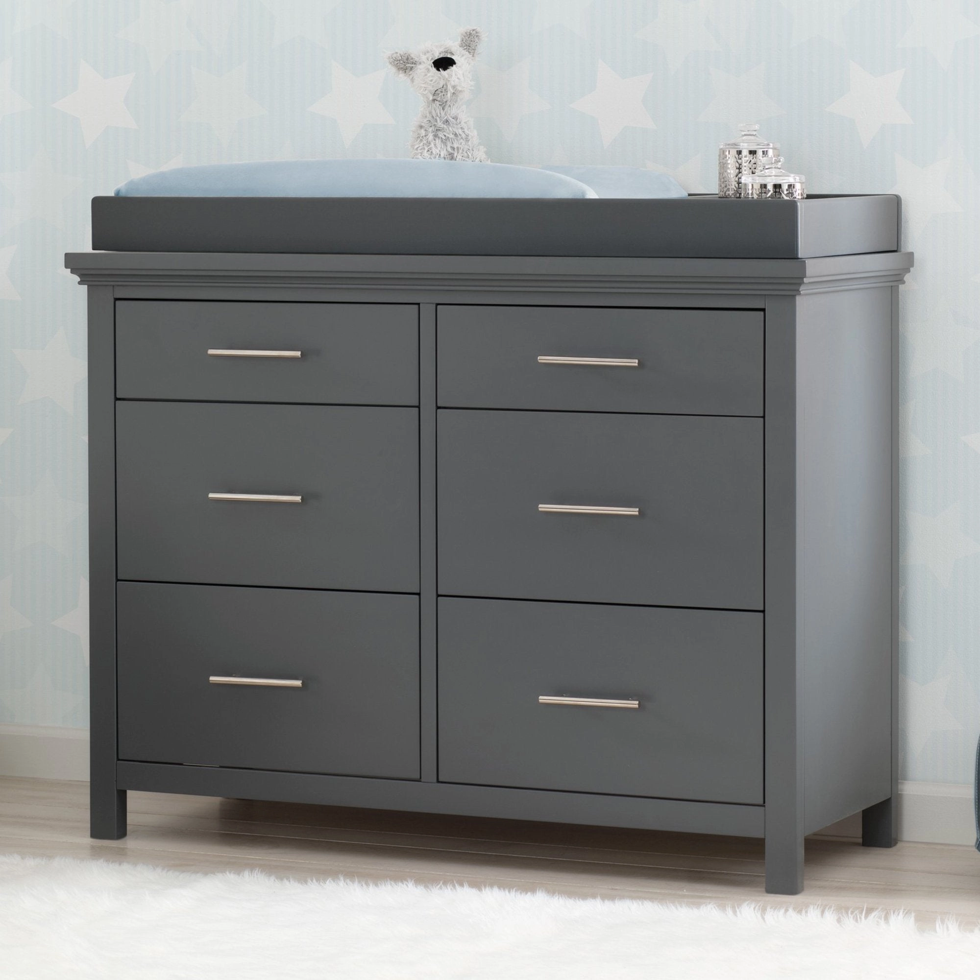 Avery 6 Drawer Dresser with Changing Top