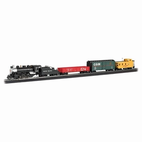 Bachmann Trains - Pacific Flyer HO Scale Ready To Run Electric Train Set