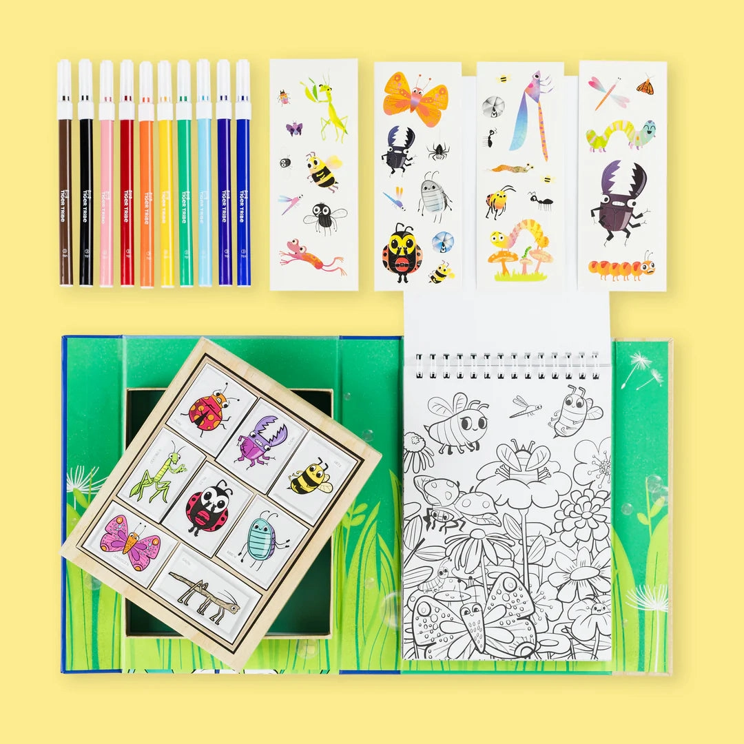 Backyard Bugs Coloring Set