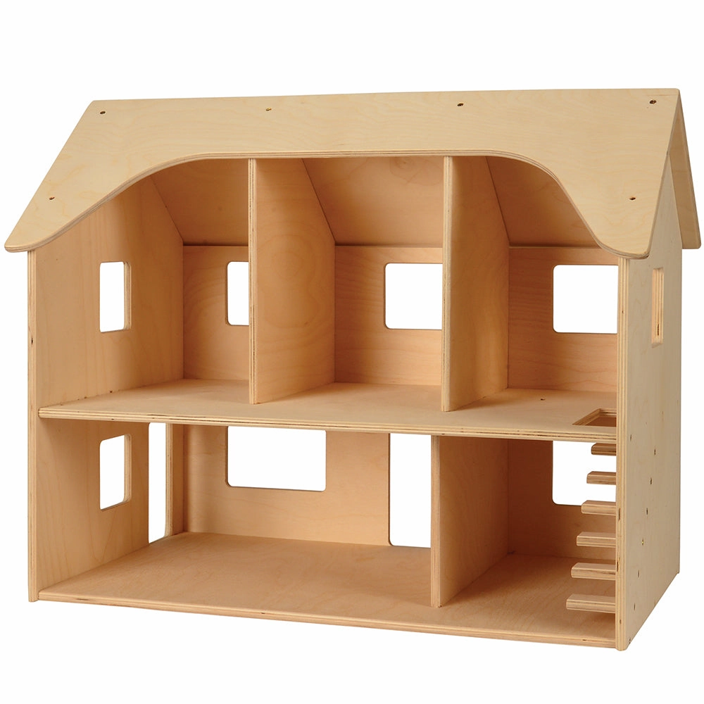 Baltic Birch Dollhouse | Durable Classroom Wooden Toy