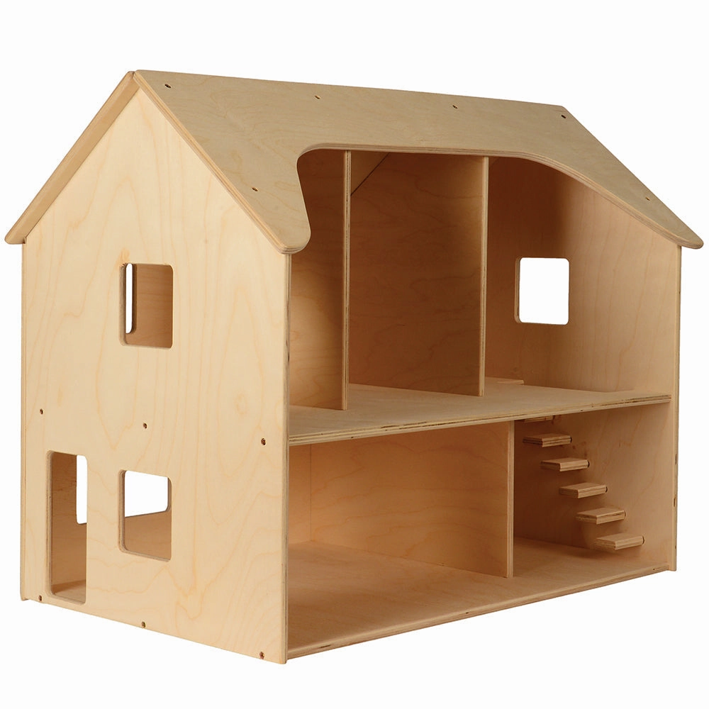 Baltic Birch Dollhouse | Durable Classroom Wooden Toy