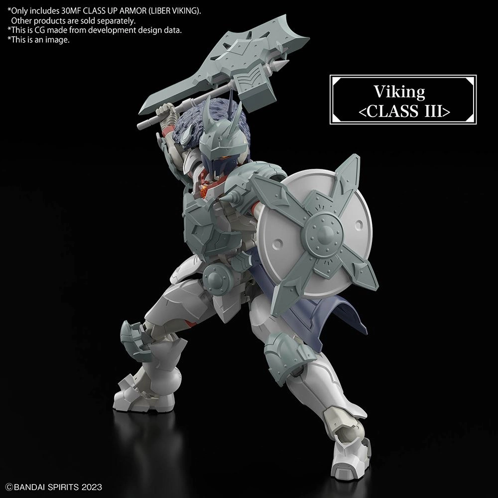 Bandai 30 Minutes Fantasy 30MF A-06 1/144 Class-Up Armor (Liber Viking) Accessory Model Kit