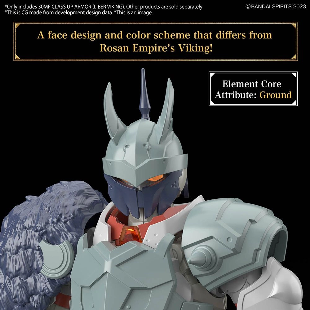 Bandai 30 Minutes Fantasy 30MF A-06 1/144 Class-Up Armor (Liber Viking) Accessory Model Kit