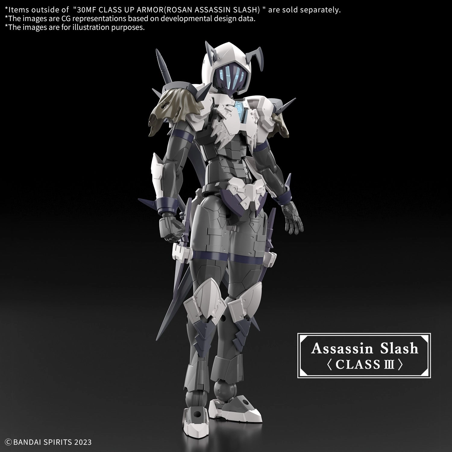 Bandai 30 Minutes Fantasy 30MF A-12 1/144 Class-Up Armor (Rosan Assassin Slash) Accessory Model Kit