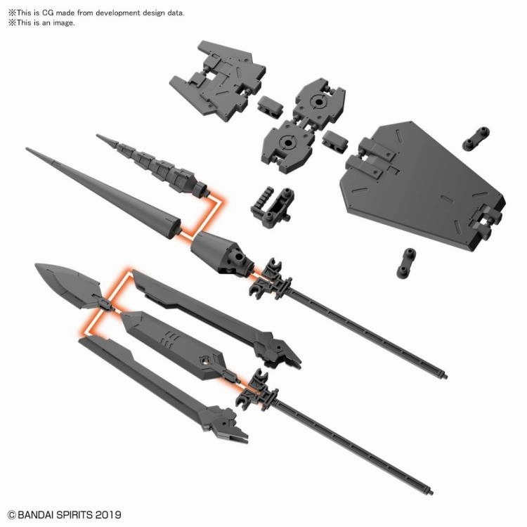 Bandai 30 Minutes Missions 30MM #W-09 1/144 Option Part Set 3 Model Kit