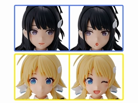 Bandai 30 Minutes Sisters 30MS The Idolmaster: Shiny Colors Option Hair Style & Face Parts (Kazano Hiori & Hachimiya Meguru) Accesory Model Kit