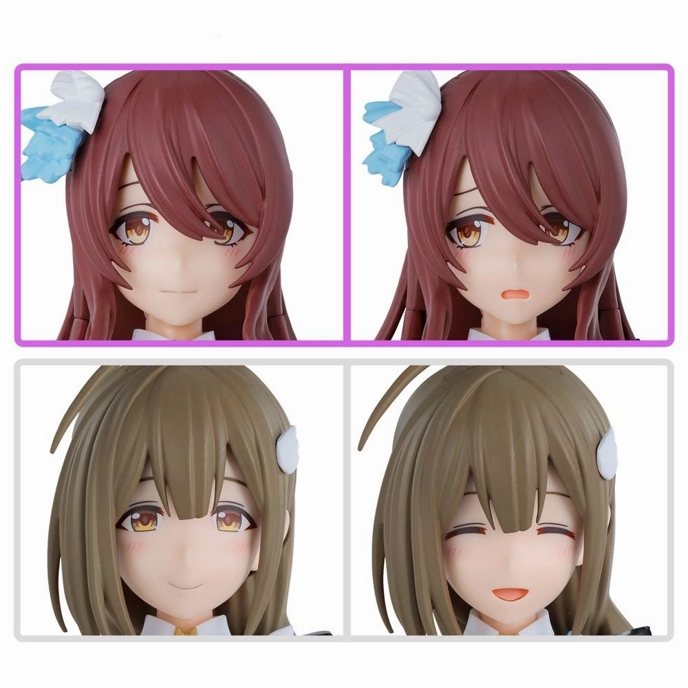 Bandai 30 Minutes Sisters 30MS The Idolmaster: Shiny Colors Option Hair Style & Face Parts (Tenka Osaki & Chiyuki Kuwayama) Accesory Model Kit