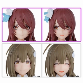 Bandai 30 Minutes Sisters 30MS The Idolmaster: Shiny Colors Option Hair Style & Face Parts (Tenka Osaki & Chiyuki Kuwayama) Accesory Model Kit