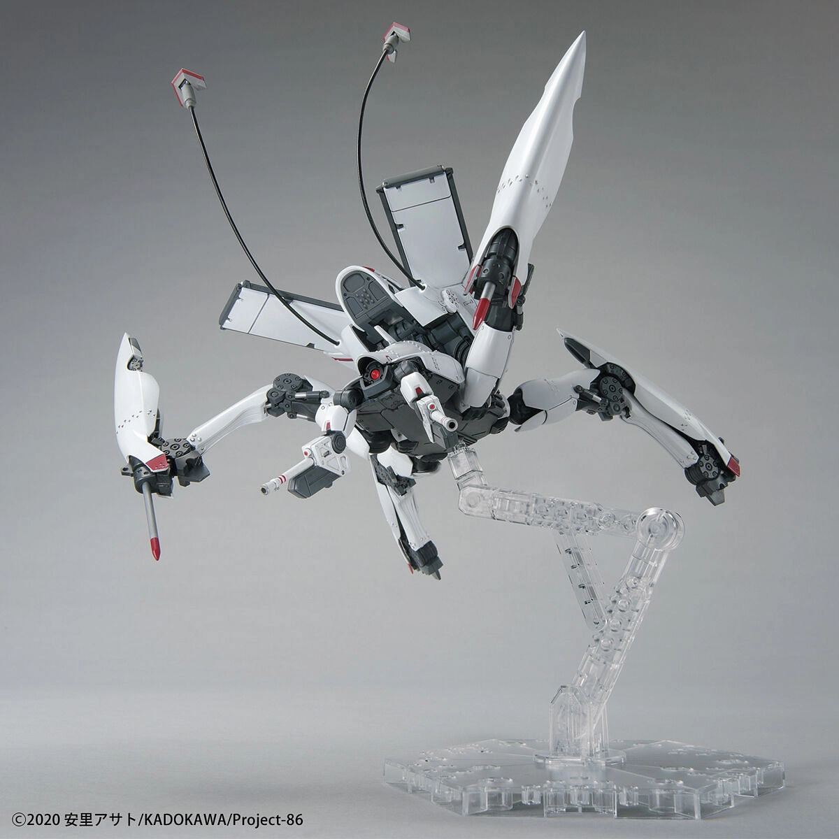 Bandai HG 1/48 Eighty Six 86 Reginleif Raiden / Theo Use (Long Barrel / Missile Type) Model Kit