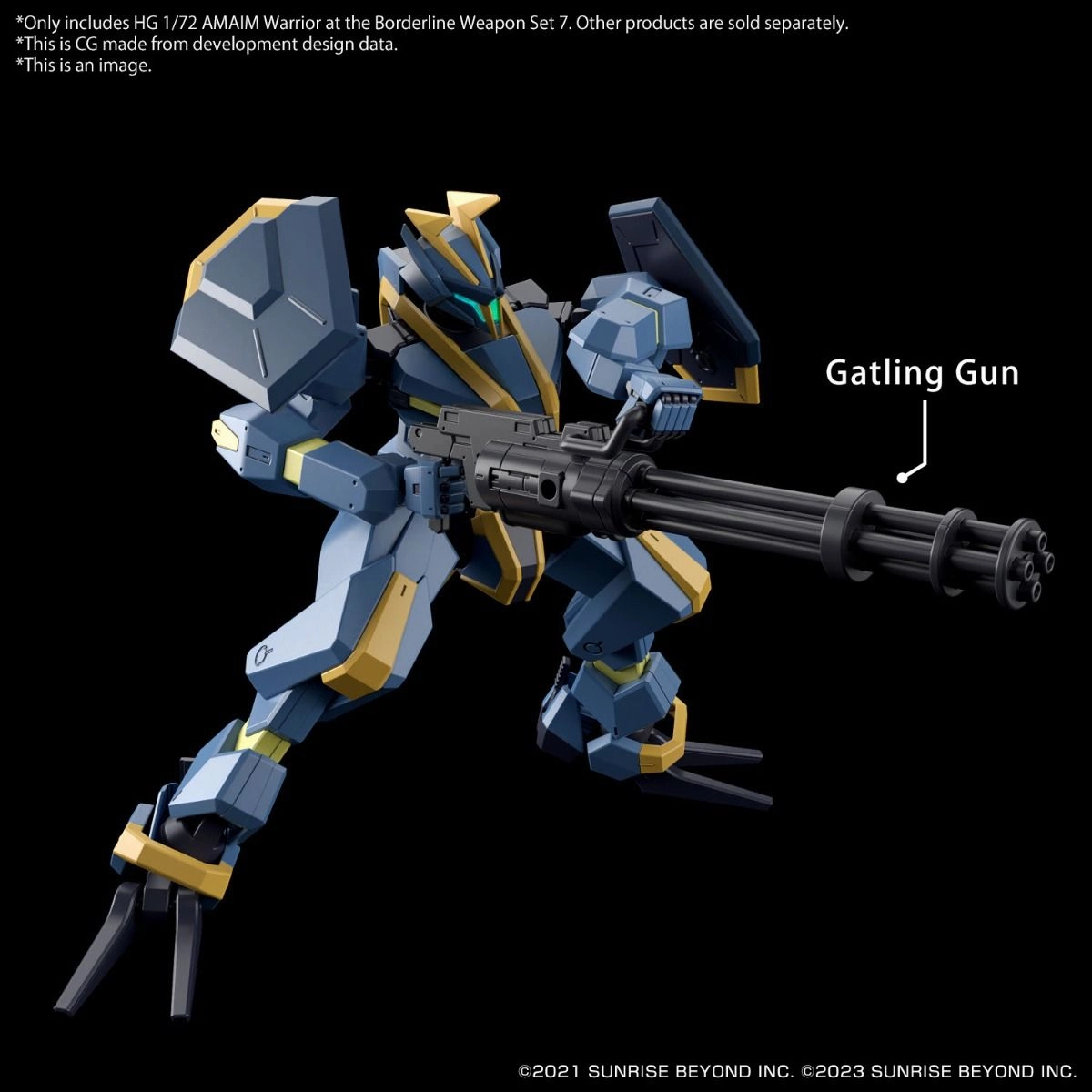 Bandai HG 1/72 Kyoukai Senki Amaim Warrior at the Borderline Weapon Set 7 Model Kit