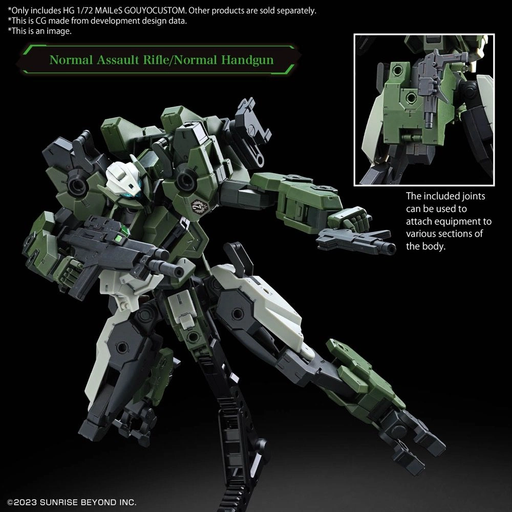 Bandai HG 1/72 Kyoukai Senki #XX AMAIM MAILeS Gouyo Custom Model Kit