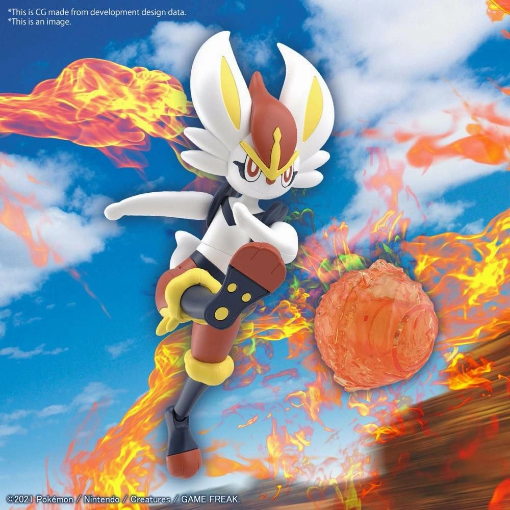 Bandai Pokemon Cinderace (Aceburn) Model Kit