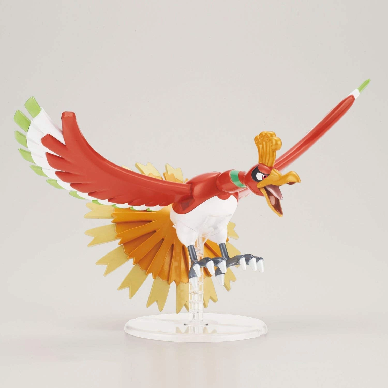 Bandai Pokemon Ho-Oh, Charizard & Ash Ketchum`s Pikachu Model Kit Set