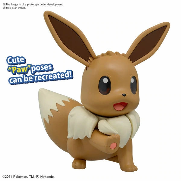 Bandai Pokemon Model Big #2 Eevee / Evoli Model Kit