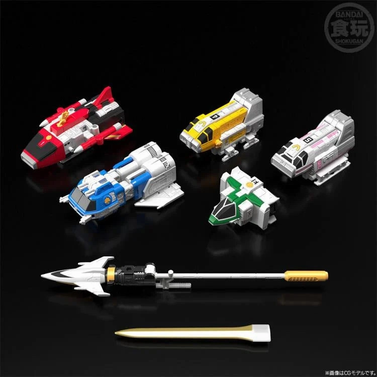 Bandai Shokugan Super MiniPla Power Rangers KyuuKyuu Sentai GoGoFive Victory Mars Model Kit