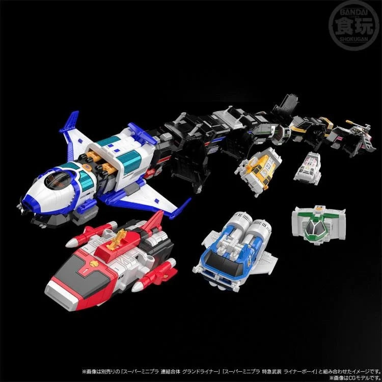 Bandai Shokugan Super MiniPla Power Rangers KyuuKyuu Sentai GoGoFive Victory Mars Model Kit