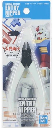 Bandai Spirits Entry Nipper White Plastic Cutting Nipper For Plastic Model
