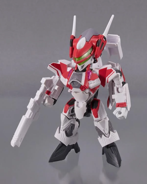Bandai Tiny Session Macross Frontier VF-31C Siegfried (Mirage Use Ver.) & Makina Nakajima Action Figure Set