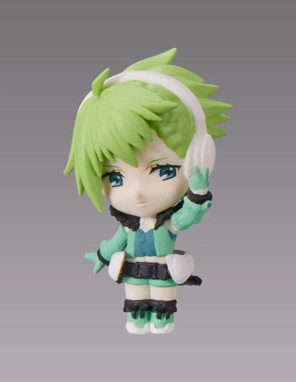 Bandai Tiny Session Macross Frontier VF-31E Siegfried (Chuck Mustang Use Ver.) & Reina Prowler Action Figure Set