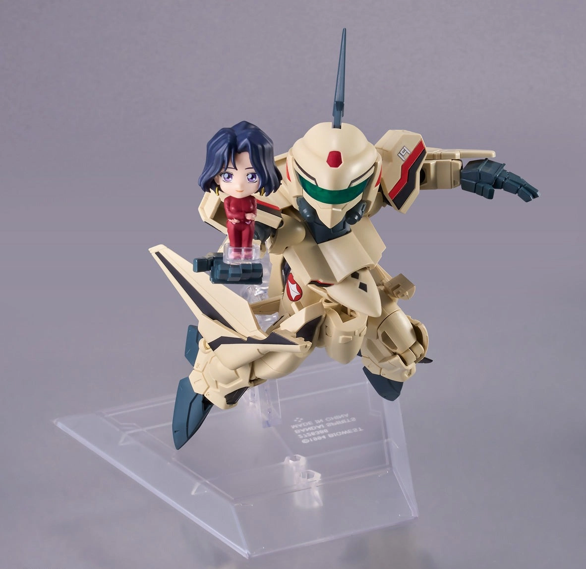 Bandai Tiny Session Macross Plus YF-19 (Isamu Alva Dyson Use) & Myung Fang Lone Action Figure Set
