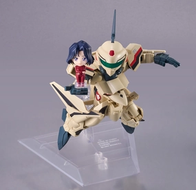Bandai Tiny Session Macross Plus YF-19 (Isamu Alva Dyson Use) & Myung Fang Lone Action Figure Set