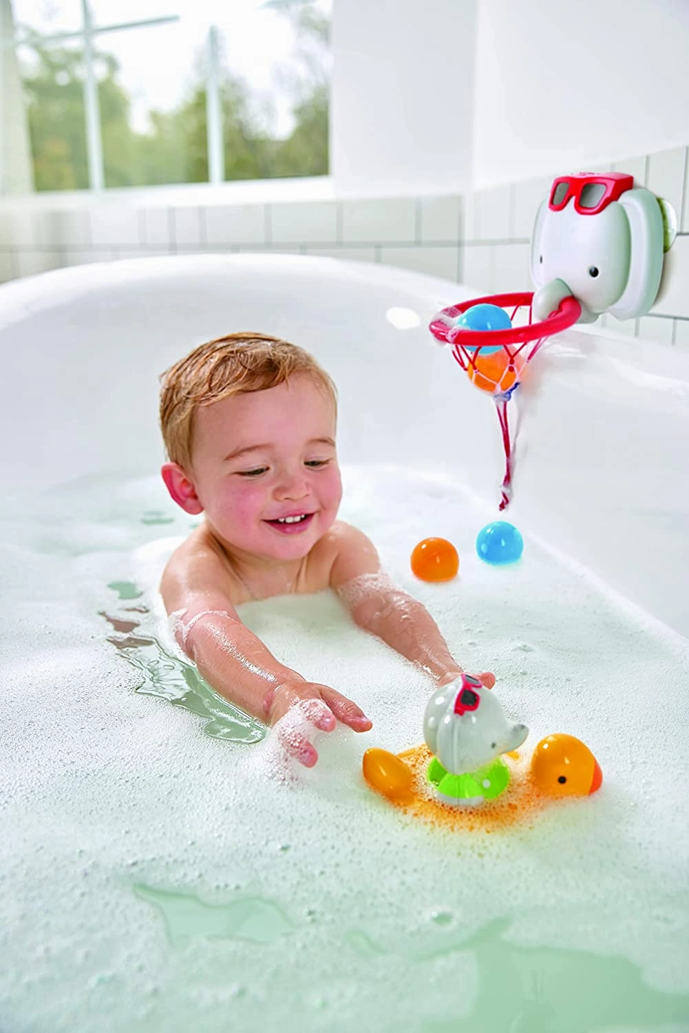 Bath Time Basketball Elephant Pal