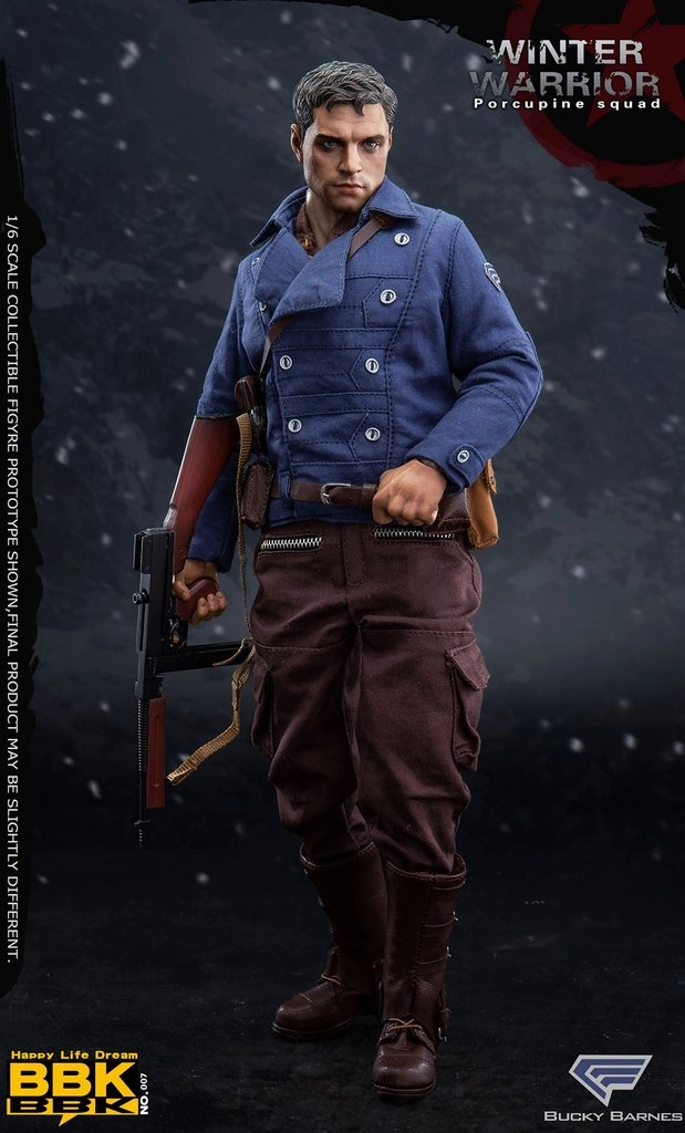 BBK Toys 1/6 BBK007 Winter Warrior Porcupine Squad (Bucky Barnes) Sixth Scale Action Figure