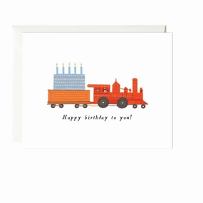 Birthday Train Birthday Card