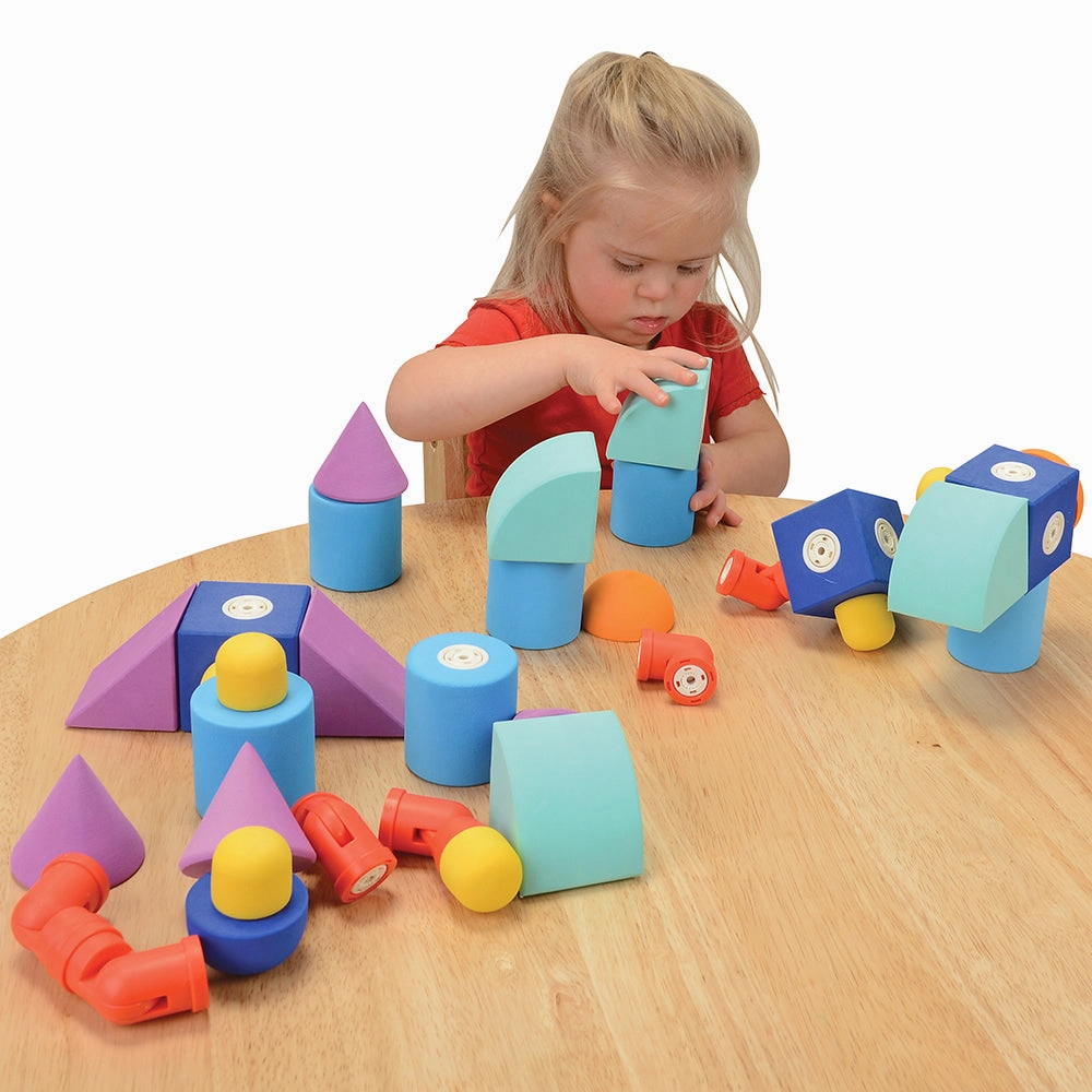 Blockaroo Magnetic STEM Building Blocks | 35-Piece Set