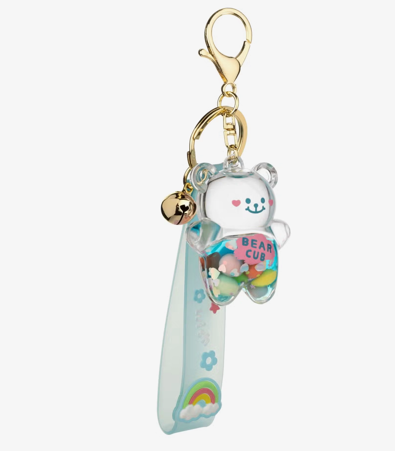 Blue Wish Bear Keychain