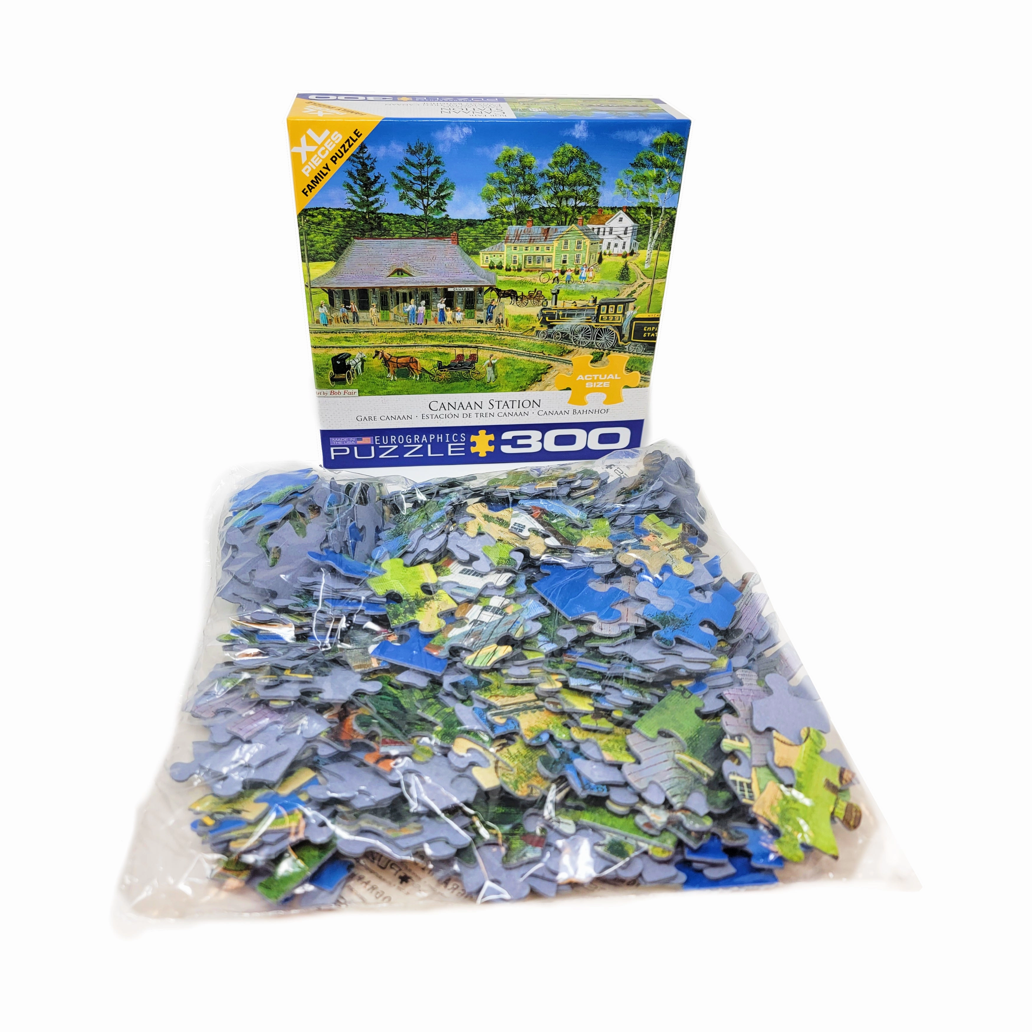 Bob Fair Canaan Station XL Jigsaw Puzzle - 300 pc