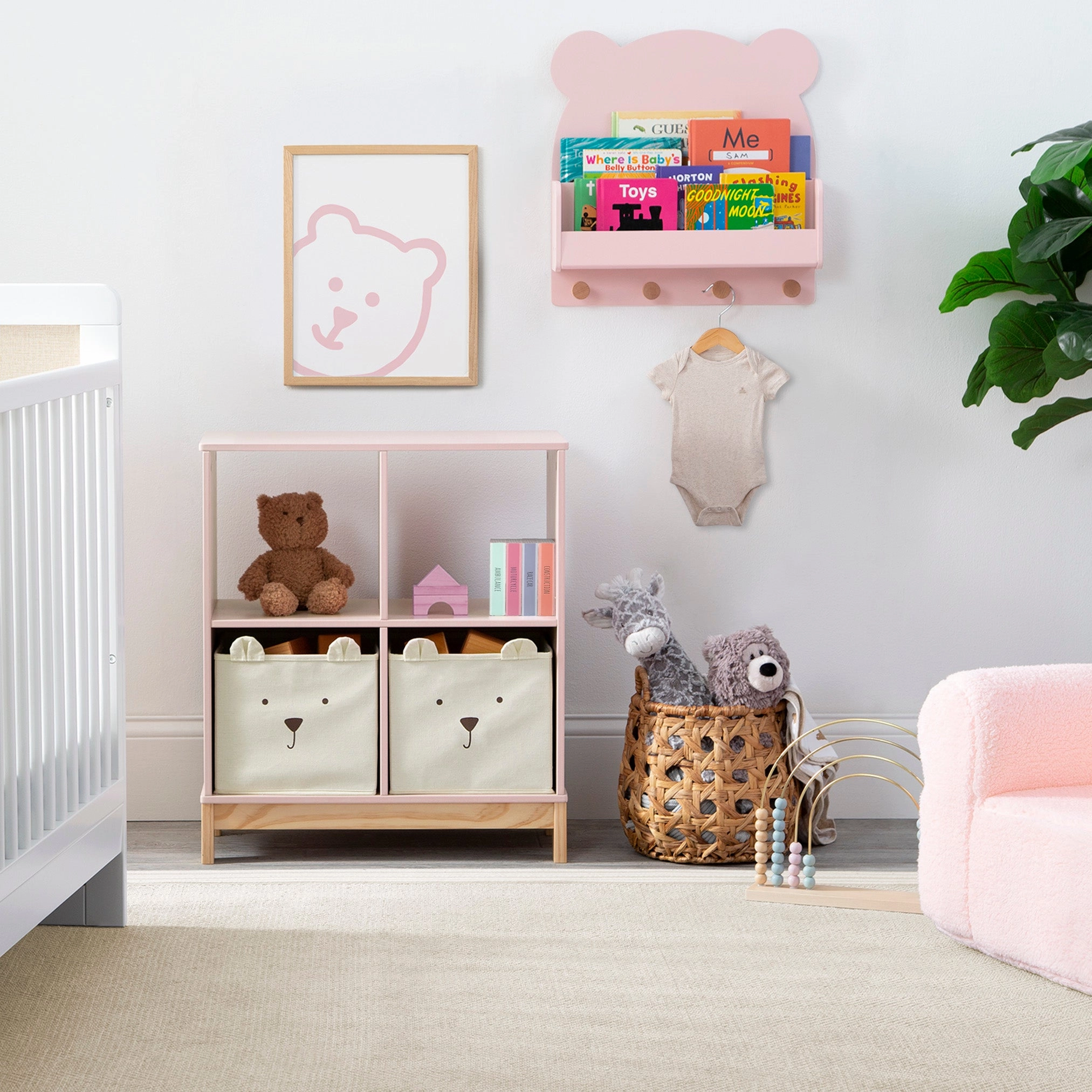Brannan Bear Bookcase with Bins