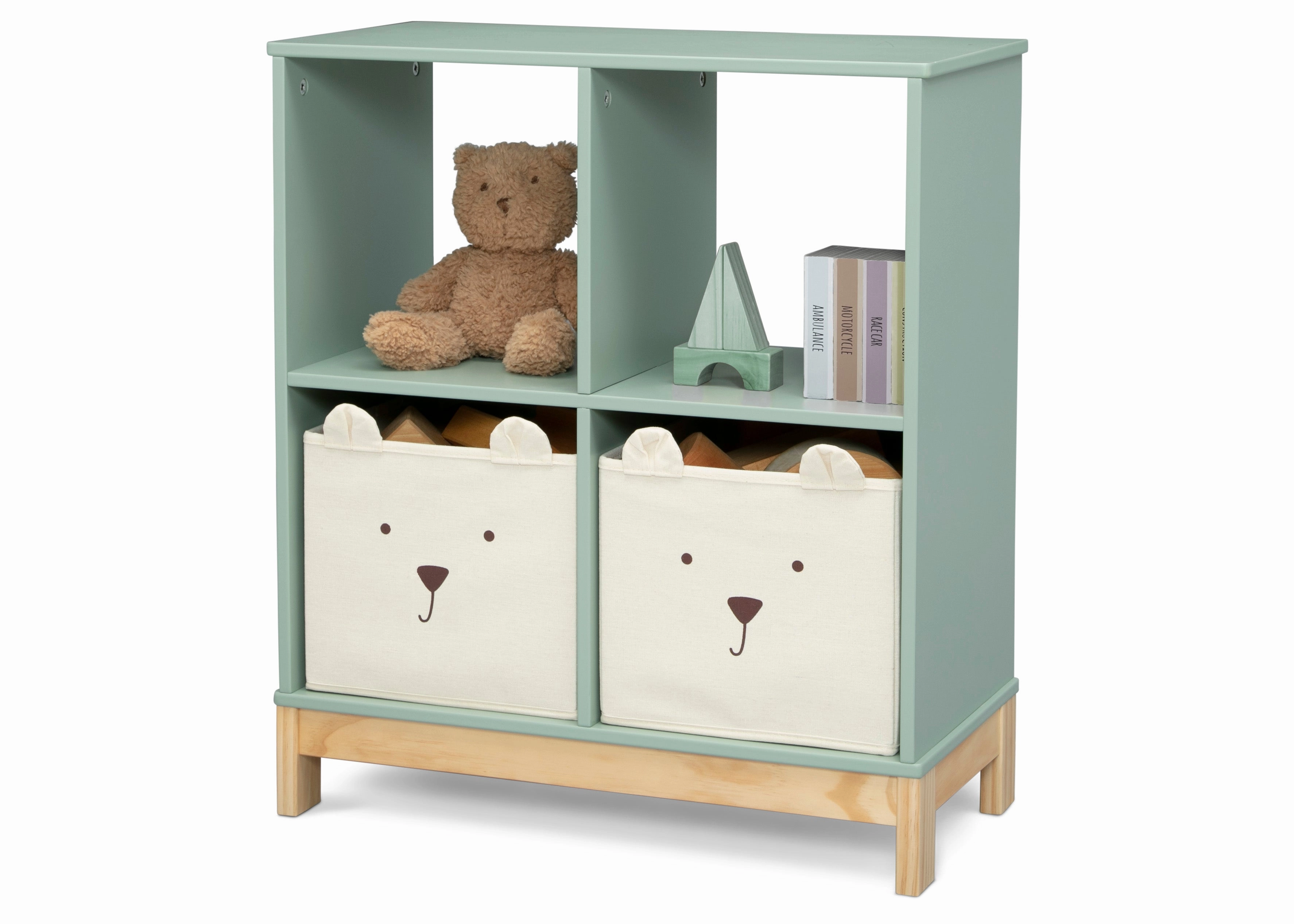 Brannan Bear Bookcase with Bins