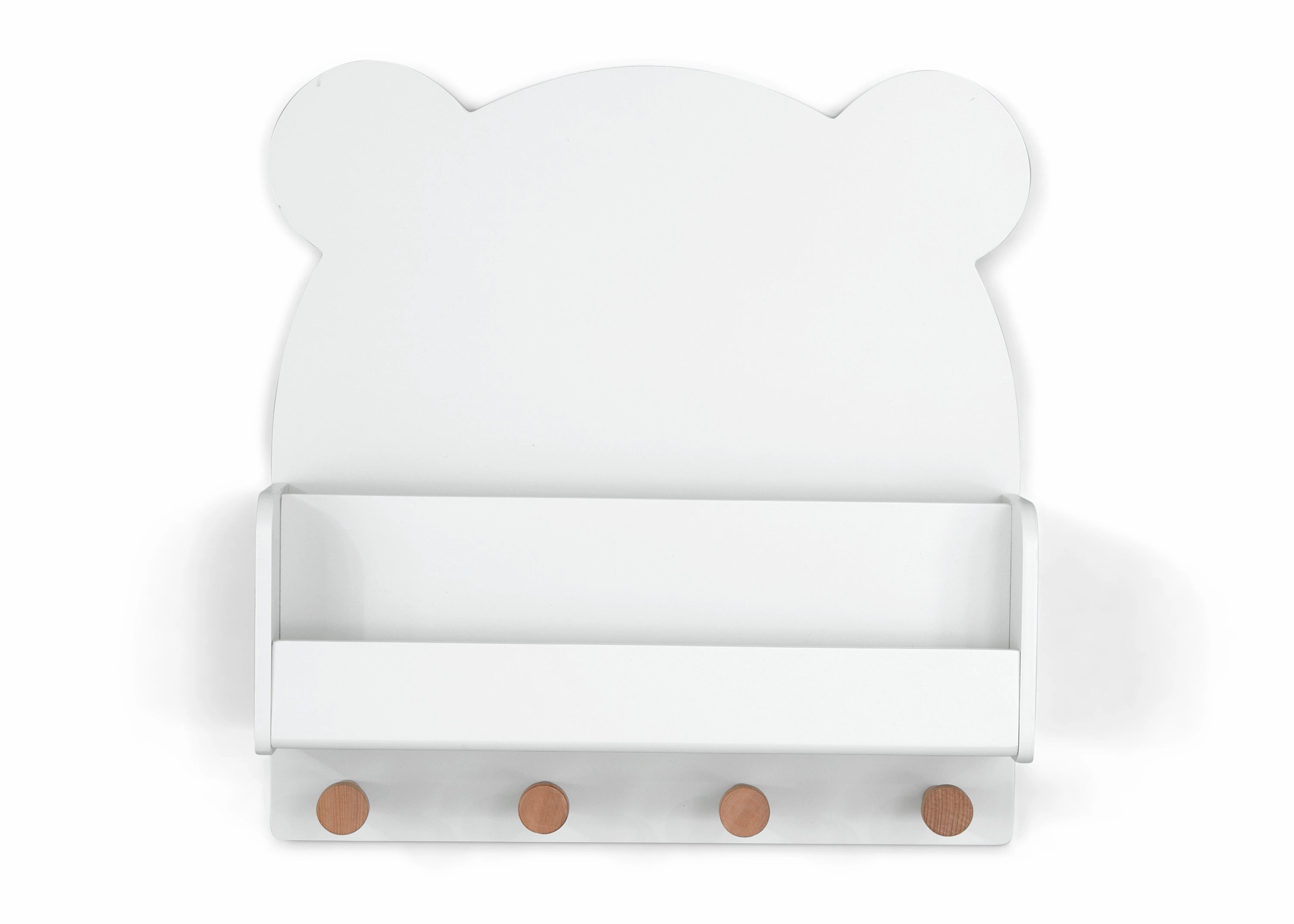 Brannan Bear Wall Shelf with 4 Hooks