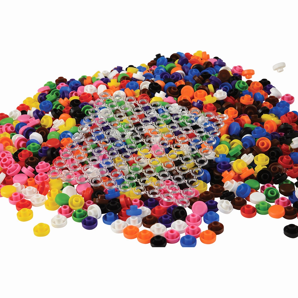 Buttons 'N Boards Sorting and Pattern Activity Set | 1,010 Buttons with 10 Boards and Storage